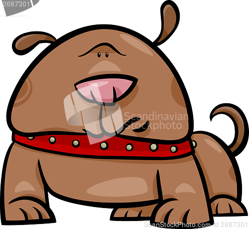 Image of cute dog cartoon illustration