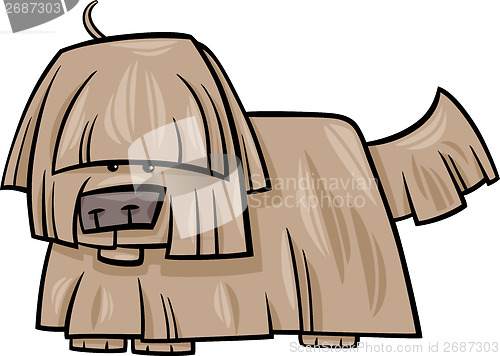 Image of shaggy dog cartoon illustration