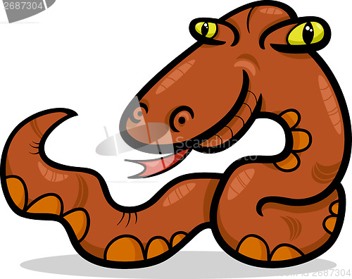 Image of snake animal cartoon illustration