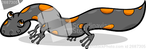 Image of salamander animal cartoon illustration