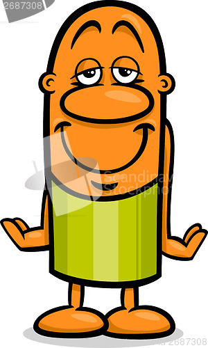 Image of accepted guy cartoon illustration