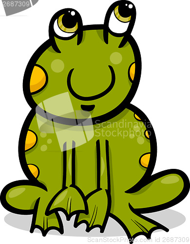 Image of frog animal cartoon illustration