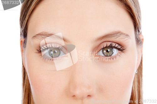 Image of Close-up of Beautiful Woman Face