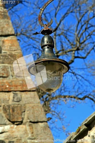 Image of Old lamp post in fortress