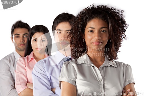 Image of Multiethnic Group of Businesspeople