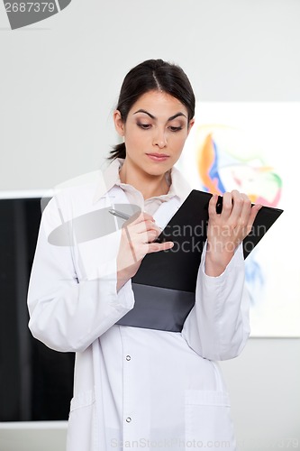 Image of Female Optometrist in Clinic