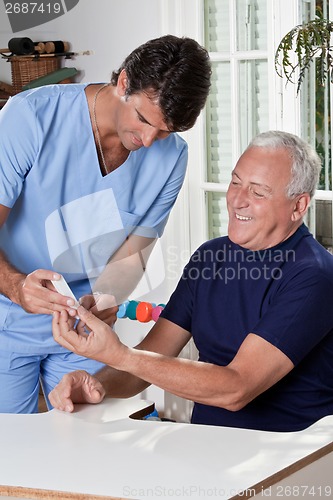 Image of Doctor taking a Blood Sample