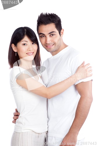 Image of Diverse Young Couple