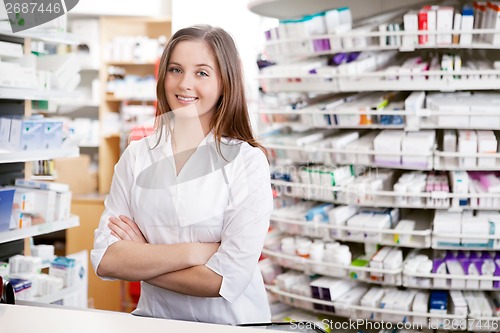 Image of Female Pharmacist Smiling