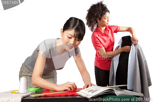 Image of Dressmaker at Work