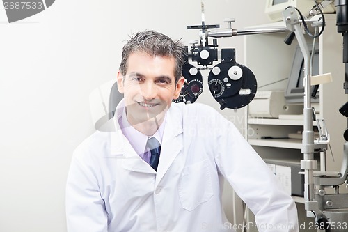 Image of Doctor in Ophthalmology Clinic