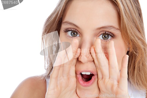 Image of Happy Young Woman Portrait