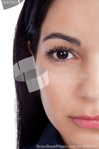 Image of Close-up of Beautiful Woman Face