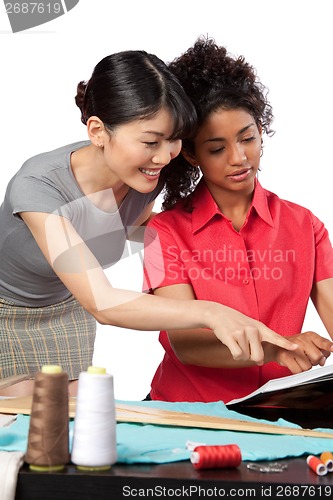 Image of Dressmaker at Work