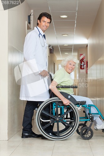 Image of Senior Woman In a Wheel Chair