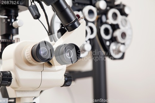 Image of Medical Equipments For Eye Checkup