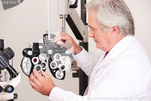 Image of Doctor in Ophthalmology Clinic