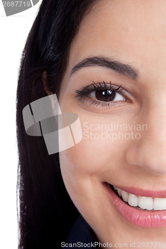 Image of Close-up of Beautiful Woman Face