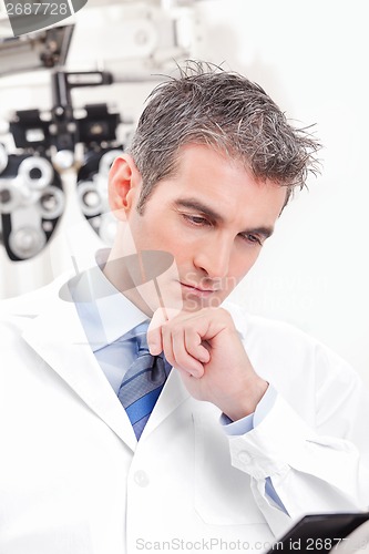 Image of Doctor in Ophthalmology Clinic