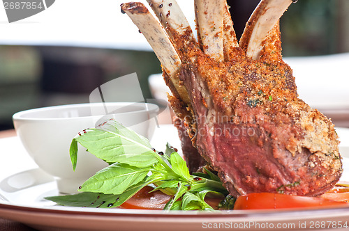 Image of roasted lamb rib