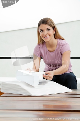 Image of Architect Working On Project