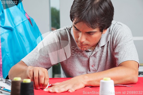 Image of Dressmaker At Work