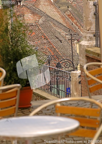Image of Abstract terrace