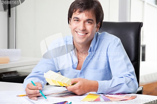 Image of Male Interior Designer at Office
