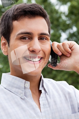 Image of Man On Phone Call