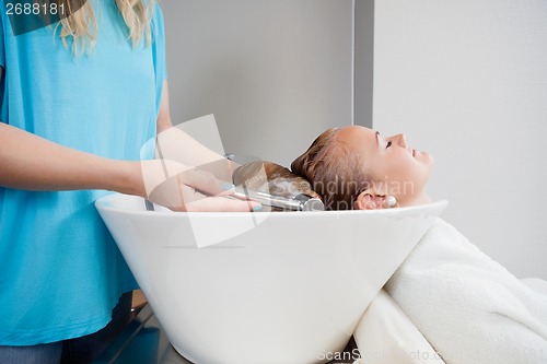 Image of Washing Before Haircut