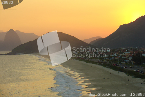 Image of Sunset on the beach
