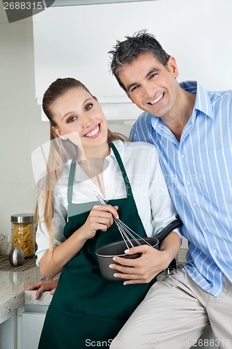 Image of Happy Couple In Kitchen