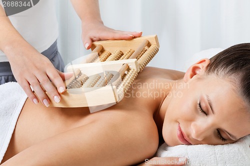 Image of Female Receiving Back Massage