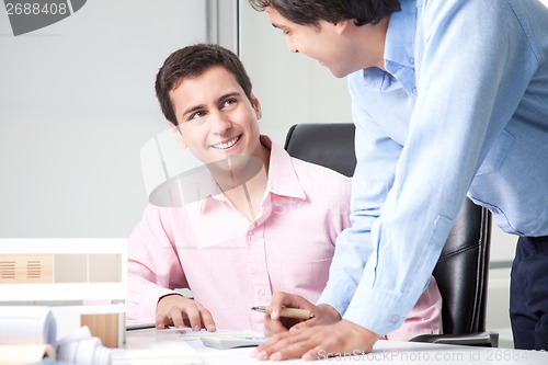 Image of Two Male Architects at Workplace