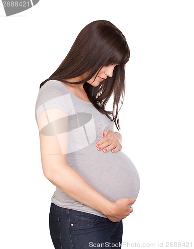 Image of Pregnant Woman in Third Trimester