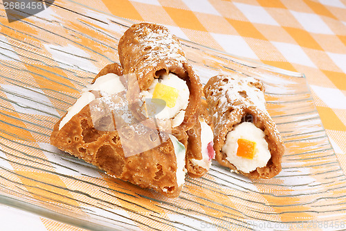 Image of Mini sicilian cannoli