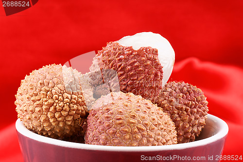 Image of Litchis or lychees