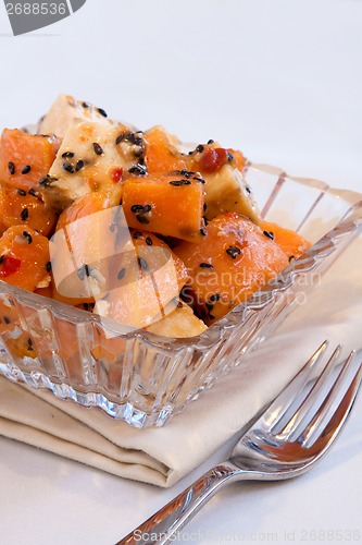 Image of Vegan Papaya and Tofu Salad