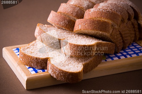 Image of Sliced whole wheat bread