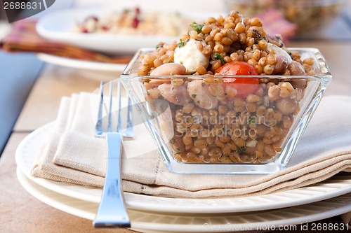 Image of Farro, Tomato and Mozzarella Salad
