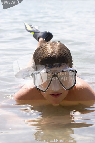 Image of Young diver