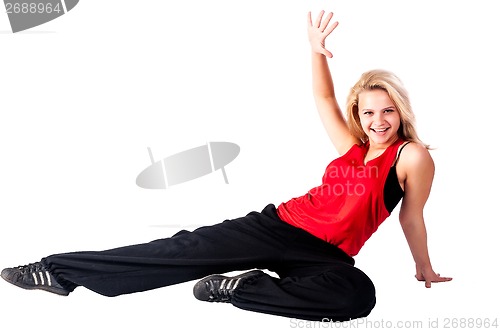 Image of Pretty girl dancing
