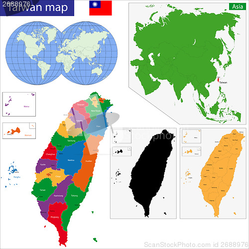 Image of Taiwan map