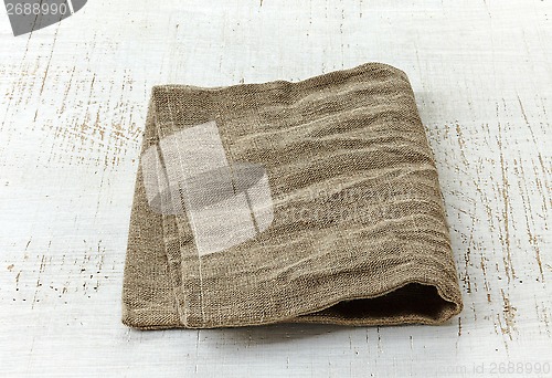 Image of natural linen napkin