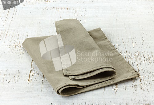 Image of natural linen napkin