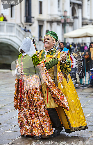 Image of Venetian Couple Dancing