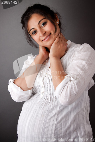 Image of Pregnant East Indian Woman