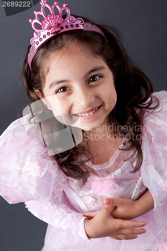 Image of Beautifull Indian girl in Princess outfit