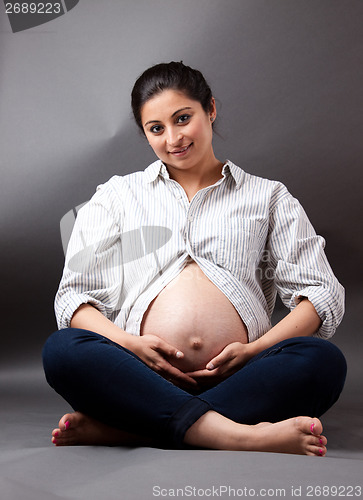 Image of Pregnant East Indian Woman