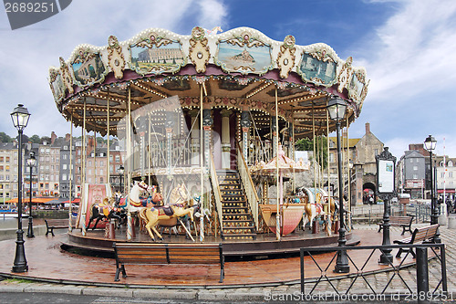 Image of Carousel in Honfleur